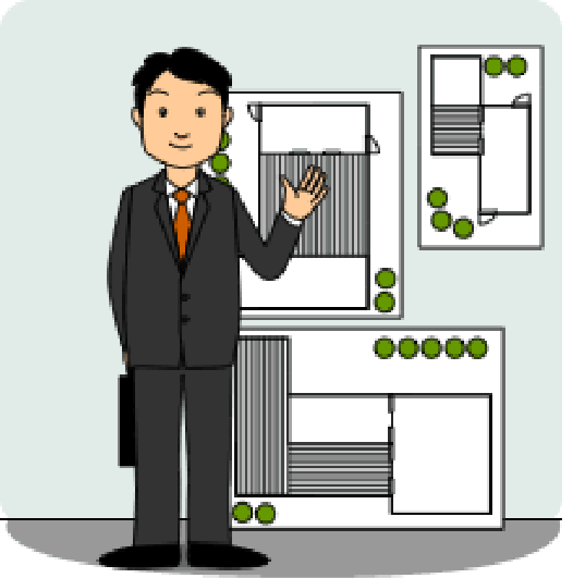 不動産営業の画像